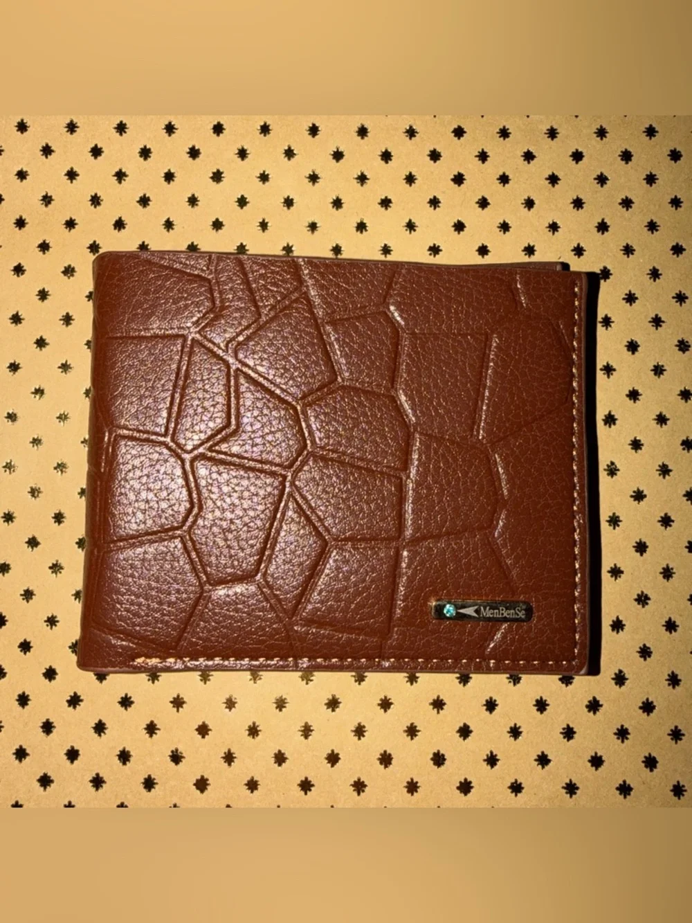 🆕 NEW Men's Brown Textured Wallet